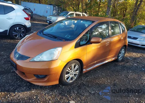 2009 Honda Fit Sport from USA, damaged, VIN JHMGE88439S041499